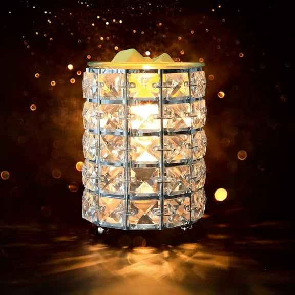 SCENTORINI Wax Melt Warmer, Christmas Decor Crystal Electric Wax Warmer for Home Office Bedroom Living Room