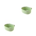 thumbnail image 1 of Kearding Cubo de basura colgante Basura Montado en la pared Reciclaje Cocina Almacenamiento de basura Suspensión Gabinete Limpieza Lata Contenedor Verde Verde 2piezas Kearding CBP062815, 1 of 6