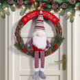 thumbnail image 4 of Baywell Christmas Faceless Doll Wreaths, Home Hanging Decorations, Holiday Birthday Gifts,14.2*19", 4 of 5
