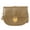 khaki, variant on Stone pattern women's bag saddle bag leisure artificial leather one-shoulder diagonal bag - brown