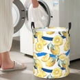 thumbnail image 5 of XMXT Collapsible Laundry Basket, Lemon Fruit Watercolor Print Waterproof Laundry Hampers Storage Baskets Dirty Clothes Hamper, 40L, 5 of 8