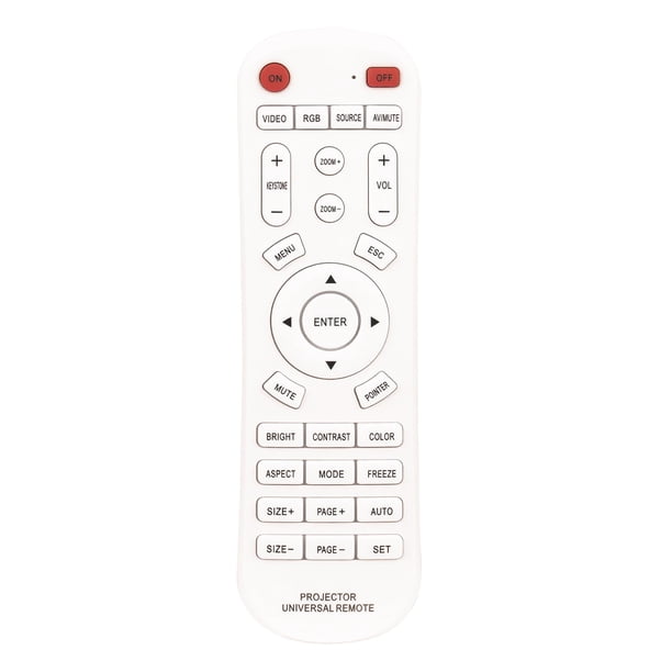 Control remoto universal de repuesto para proyector Epson/Optoma/Samsung/Panasonic/ViewSonic/Infocus