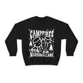 thumbnail image 2 of Womens Campfires and Marshmallows Funny Camping Sweatshirt Vintage Shirt Female Large, 2 of 6