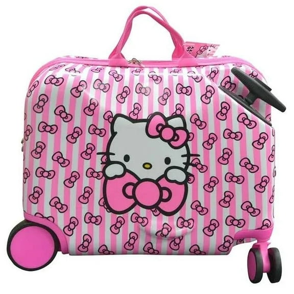 Sanrio Hello Kitty Child Ride On Travel Kids Luggage, ages 3 