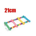 thumbnail image 1 of Multicolor Ladder Bridge Budgie Parrot Climbing Bite Toy Parakeet Swing Bird Toy Bird Supplies Handmade, 1 of 5