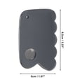 thumbnail image 2 of 1 Pc Rodillo Facial Duradero para Vacaciones, Baño, Tono de Titanio, Piedra Terahertz, 2 of 3