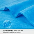 thumbnail image 2 of JML 100% Cotton Beach Towel,Soft & Quick-Dry Pool Towel,Perfect for Beach,Swimming,28"x58", 2 of 4