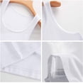 thumbnail image 5 of Camisetas sin mangas de rayón de bambú para hombres Camisetas sin mangas elásticas con cuello redondo, 5 of 5