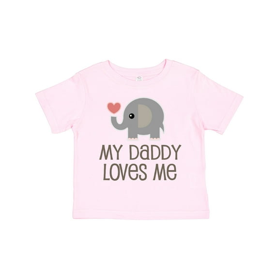 Inktastic My Daddy Loves Me Boys or Girls Toddler T-Shirt