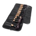 thumbnail image 2 of Madera 24pcs Pinceles de maquillaje Kit de herramienta cosmética profesional Maquillaje + bolso MABOTO Pinceles de maquillaje, 2 of 7
