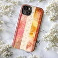 thumbnail image 5 of Warm Sunset Watercolor Phone Case, Abstract Vertical Stripe Design for iPhone 17 16 15 14 13 12 11 Pro Plus Mini, 5 of 6