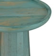 thumbnail image 5 of Simpli Home Dayton 13 inch Wide Solid Mango Wood Contemporary Wooden Accent Table in Teal Wash, 5 of 7
