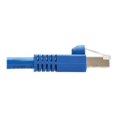 thumbnail image 5 of Eaton Tripp Lite Series M12 X-Code Cat6a 10G F/UTP CMR-LP Shielded Ethernet Cable (Right-Angle M12 M/RJ45 M), IP68, PoE, Blue, 5 m (16.4 ft.) - Network cable - TAA Compliant - 8 pin M12-X (M) right-angled to RJ-45 (M) - 16.4 ft - foiled unshielded twisted pair (F/UTP) - CAT 6a - IEEE 802.3bt - snagless - blue, 5 of 5