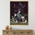 thumbnail image 2 of Designart 'Chinoiserie With Peonies and Birds V' Traditional Framed Canvas Wall Art Print, 2 of 5