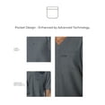 thumbnail image 4 of Members Only Men's Brighton V-Neck 3-Pocket Scrub Top With Double Chest Pocket - Graphite - L, 4 of 7