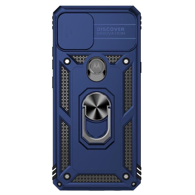 Estuche GANGXUN para Motorola Moto One 5G Ace, soporte giratorio 360°, estilo mecánico y magnético