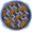 Blue, variant on Fun Feeder Slo Bowl – Large 4‑Cup Capacity, Slow Feeding, Medium to Large Dogs, Non‑Slip, Blue, Notch Pattern