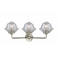 thumbnail image 2 of 284-3W-SN-G534 Innovations Lighting Oxford - 3 Light Bath Vanity-9 Inches Tall and 25.5 Inches Wide-Brushed Satin Nickel Finish-Seedy Glass Color, 2 of 2