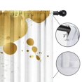 thumbnail image 4 of Blackout Kids Curtains,White and Gold Marble Pattern Children's Insulated Curtains Set Of 2,Bedroom Essentials,Toddler Room Decor 52"x84", 4 of 5