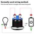 thumbnail image 7 of 2pcs 16mm Momentary Push Button Black Shell Switch Door Industrial Reset Switch, 7 of 7