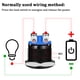 thumbnail image 5 of 2pcs 16mm pulsador momentáneo botón negro interruptor de shell interruptor de reinicio industrial, 5 of 6