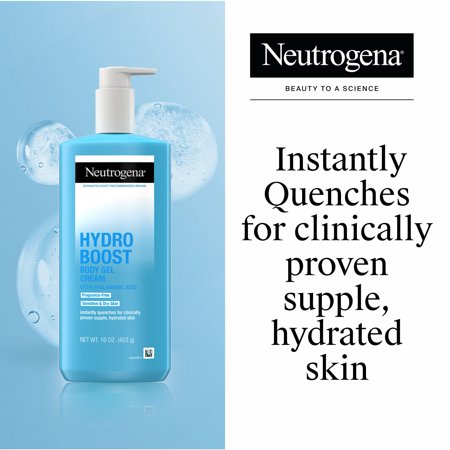 Neutrogena Hydro Boost Fragrance-Free Body Gel Cream, 16 oz