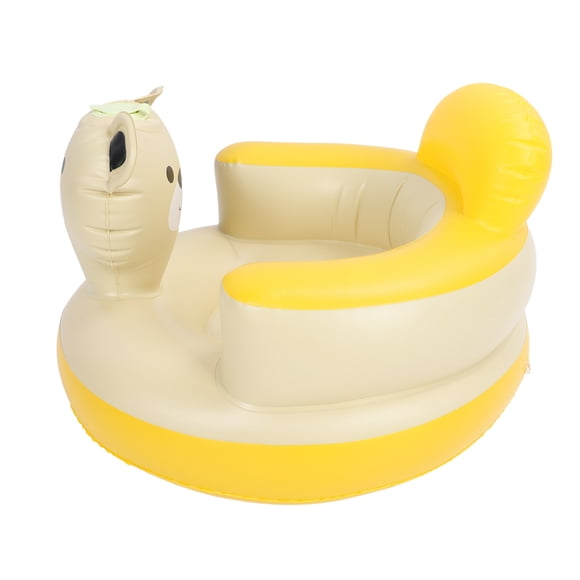 Asiento De Apoyo Para Bebés, Sofá Inflable Para Bebé Cómodo Y Seguro De PVC Con Bomba De Aire Incorporada Para El Baño De La Cama Del Hogar