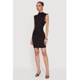 thumbnail image 2 of Women's Sleeveless Mock Neck Mini Dress, 2 of 3