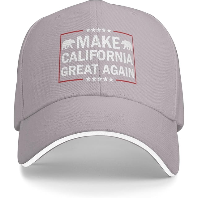 Make Ca Great Again Golf Hats California Stong Baseball Cap Classic Adjustable Workout Dad Caps