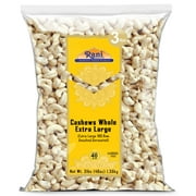 Rani Raw Cashews Whole W180 Extra Large (uncooked, unsalted) 48oz (3lbs) 1.36kg Bulk ~ All Natural, No Preservatives | Vegan | Kosher | NON-GMO | Gluten Friendly