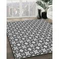 thumbnail image 3 of Ahgly Company Machine Washable Indoor Rectangle Transitional Platinum Silver Gray Area Rugs, 8' x 12', 3 of 7