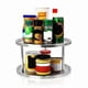 thumbnail image 3 of Stainless Steel 2-layer Rotating Seasoning Bottle Kitchen Storage Rack Organizer, 3 of 5