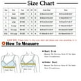 thumbnail image 2 of Bigersell Cross Back Bras for Women Clearance 2pc Tube Tops Bra Push-Up Bra Style R3903 V-Neck Seamless Bras Hook and Eye Bra Closure Women Size Sports Bra with Underwire Coffee S, 2 of 3