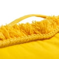 thumbnail image 4 of SAFAVIEH Grema Solid Floor Pillow, 22" x 22", Yellow, 4 of 5