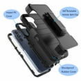 thumbnail image 3 of Samsung Galaxy A16 5G Case with 360°Rotating Holster, Njjex Military-Grade Drop Protection, Built-in Tempered Glass Screen Protector & Kickstand Heavy Duty Shockproof Rugged Cover-Black, 3 of 7