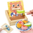 thumbnail image 1 of Juguete de alimentación de madera XPIY para cortar frutas y verduras para niños pequeños, 1 of 6