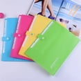 thumbnail image 2 of A4 PP Folder Documents Paper Organized Snap On Storage Bags 5 Layer Multi-layer File Folder Expanding, 2 of 5