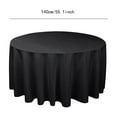 thumbnail image 3 of Round Red Tablecloth 70 Inch Elegant Polyester Fabric for Dining, Banquets, Weddings, and Holiday Gatherings, 3 of 4