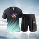 thumbnail image 2 of Nuevos conjuntos de ropa deportiva de moda para hombres 2024, ropa deportiva de verano para hombres, camiseta de manga corta + pantalones cortos, ropa de secado rápido para hombres, 2 of 5