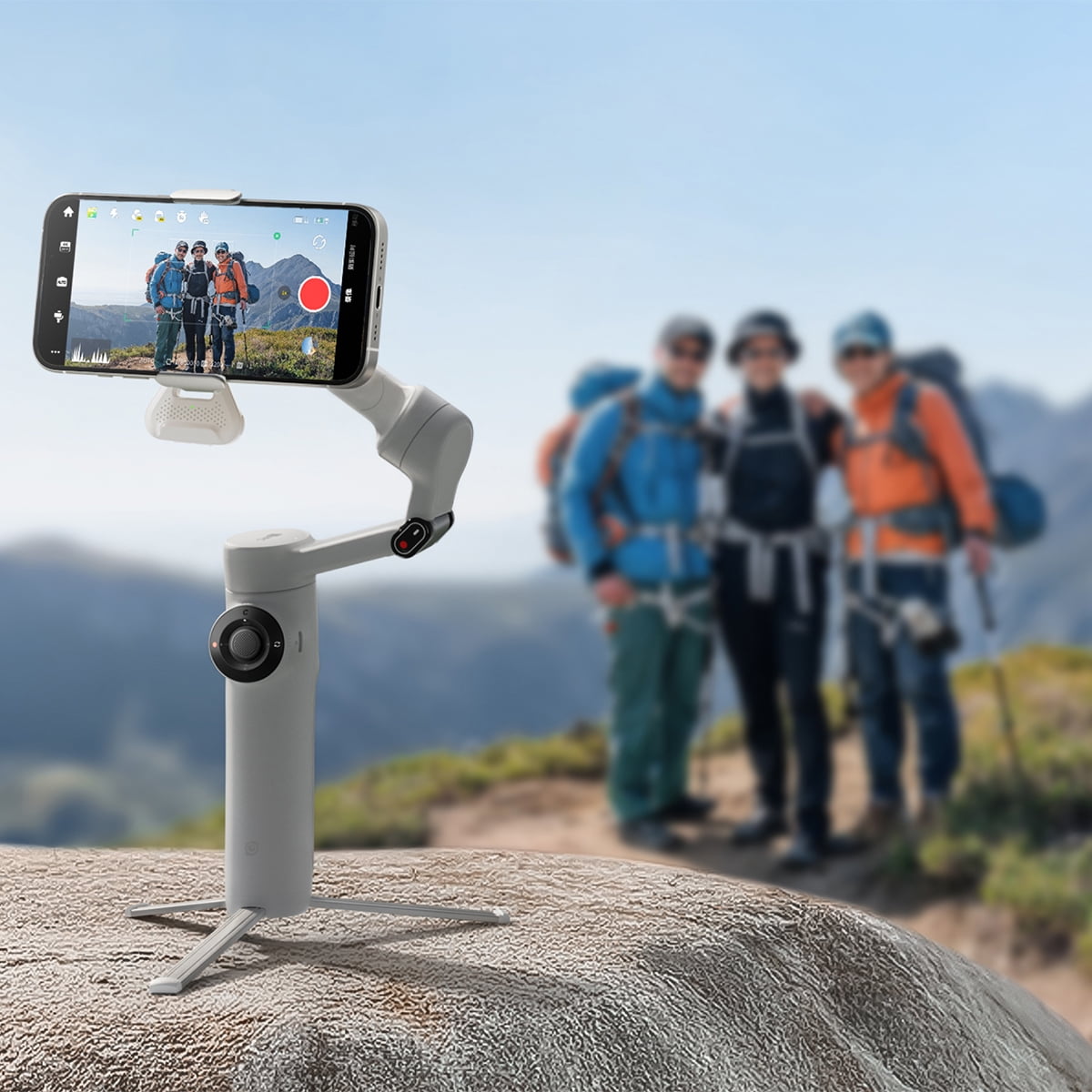 Insta360 Flow 2, AI Tracker Bundle, Stone Gray