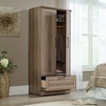 thumbnail image 3 of Sauder HomePlus 2-Door Bedroom Wardrobe Armoire, Salt Oak Finish, 3 of 13