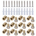 thumbnail image 4 of Separador de clavos publicitarios 12 juegos Clavos publicitarios Tornillos separadores de acero inoxidable Soporte de pared Montajes Hardware 16x25mm, 4 of 8