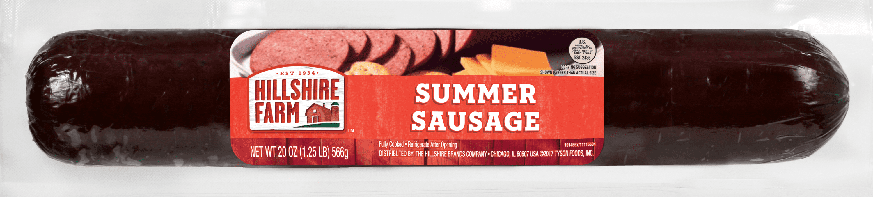 Hillshire Farm® Hardwood Smoked Summer Sausage, 20 oz. - Walmart.com
