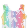 thumbnail image 5 of Gymnastics Leotards for Girls Unicorn Aurora Rainbow Mermaid Dinosaur Cupcake Sparkle Biketard Toddlers Kids Children, 5 of 6