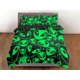 thumbnail image 3 of Alien UFO Kids Juego de Funda Nórdica Verde Neón, Ropa de Cama para Niños Pequeños, Invasión Espacial, 3 of 4