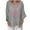 Grey, variant on jsaierl Breast Cancer T Shirts for Women Pink Ribbon Printed Tops Short Sleeve Tees Crewneck Pullover T-shirt Pink Cute Tops Ladies Cancer Awareness Shirts