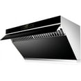 thumbnail image 3 of FOTILE JQG9001 36" 850 CFM Under Cabinet or Wall Mount Range Hood with 2 LED lights and Touchscreen in Onyx Black Tempered Glass, 3 of 5