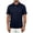 Navy, variant on Men Summer Casual Loose Fit Business Shirt — Short Sleeve Collared with Pocket and Zipper V Neck T Shirt Neck Shirts for Men Men's Tall Shirts Pro 5 T Shirts for Men Compression Shirts Men