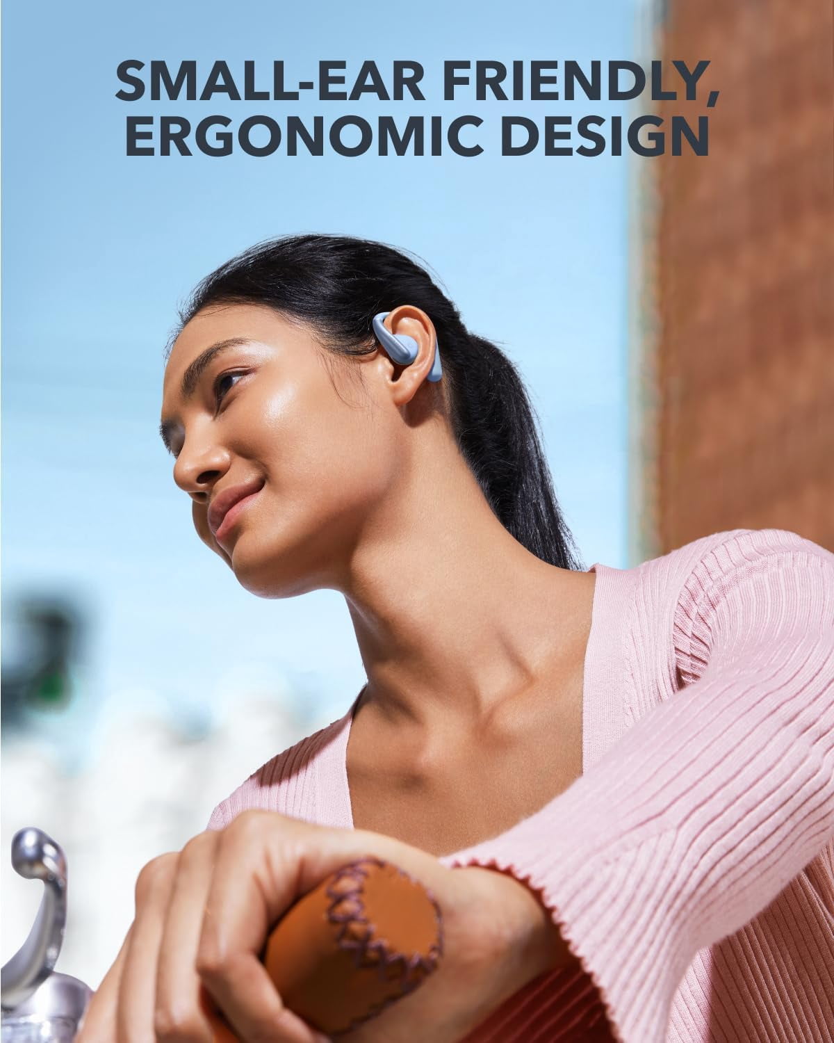 Soundcore Anker AeroFit Open-Ear Headphones, Blue