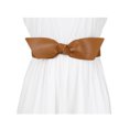 thumbnail image 4 of Allegra K Women Wide Elastic Waist Belts Bow Knot Belts Snap Button, 4 of 4